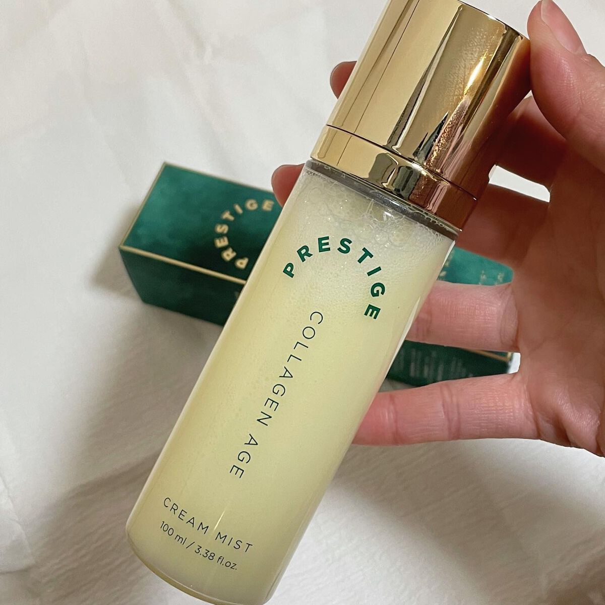 プレステージ コラーゲンエイジクリームミスト/VELY VELY/ミスト状化粧水を使ったクチコミ（2枚目）