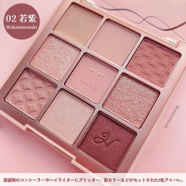 マルチアンダーアイパレット/hina cosmetics/アイシャドウパレットを使ったクチコミ（3枚目）