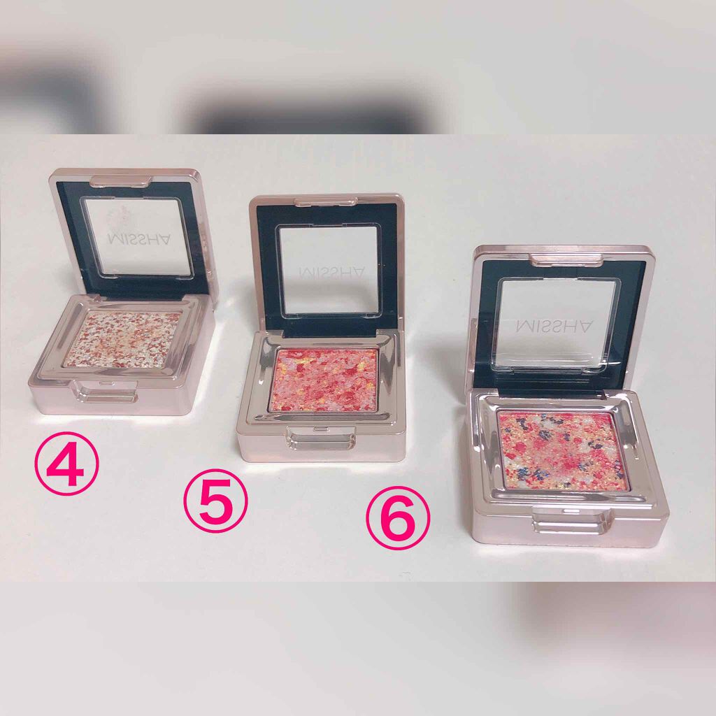 グリッタープリズム シャドウ/MISSHA/グリッターを使ったクチコミ（3枚目）