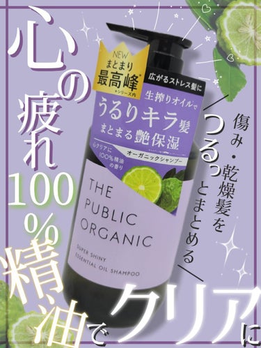 スーパーシャイニー SMシャンプー／SMトリートメント シャンプー本体 480ml/THE PUBLIC ORGANIC/シャンプー・コンディショナーの画像