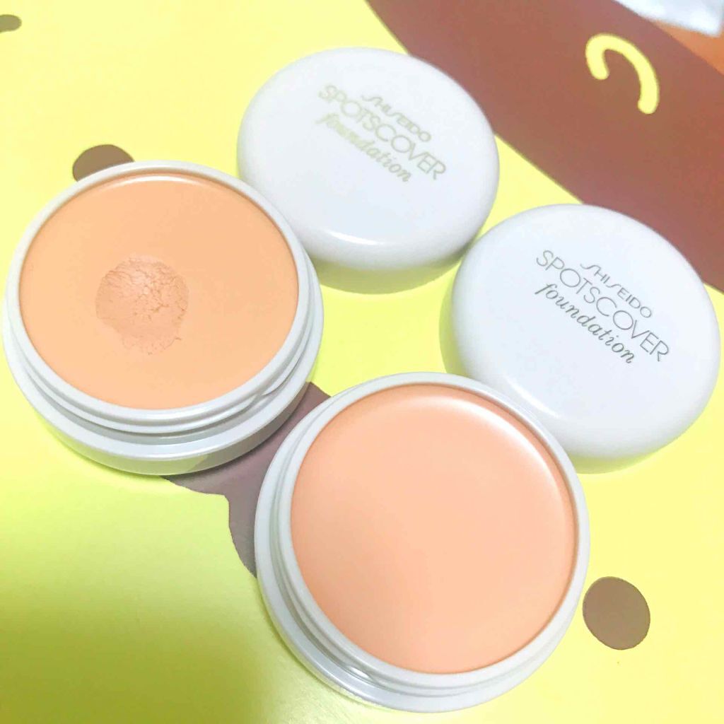 スポッツカバー ファウンデイション/SHISEIDO/クリームコンシーラーを使ったクチコミ（2枚目）