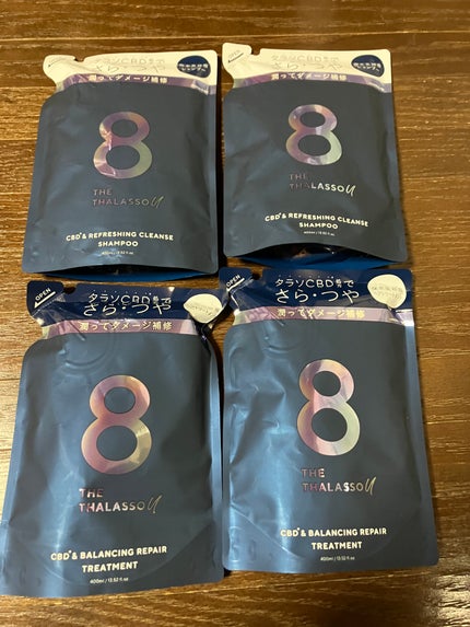 エイトザタラソ ユー CBD&リフレッシング クレンズ 美容液シャンプー/CBD&バランシング ダメージリペア 美容液ヘアトリートメント/エイトザタラソ/市販シャンプーを使ったクチコミ(1枚目)