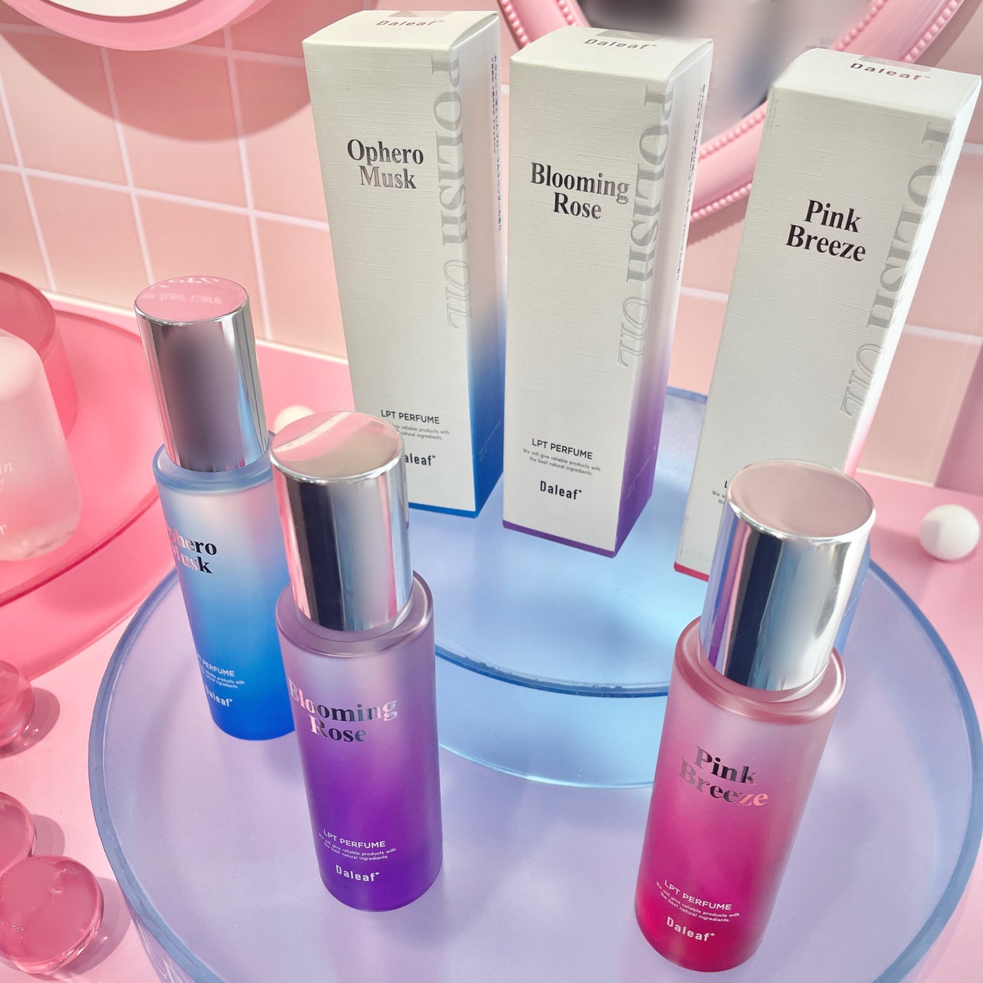 パフュームヘアエッセンス 5SET/Daleaf/その他キットセットを使ったクチコミ(4枚目)