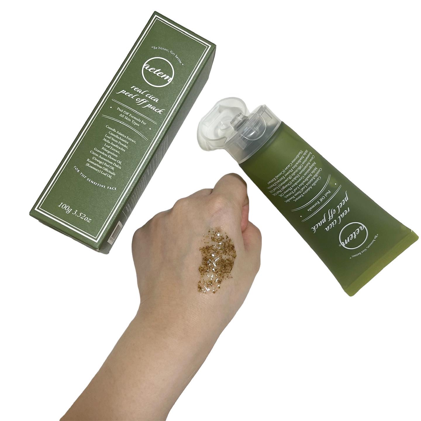 REAL CICA PEEL OFF PACK 100g(本体)/Aetem /シートマスク・パックを使ったクチコミ（2枚目）