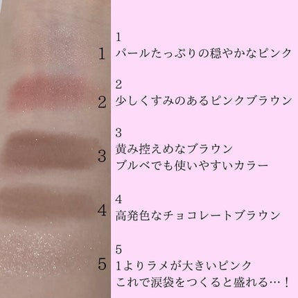 ショコラスウィート アイズ/リンメル ロンドン/アイシャドウパレットを使ったクチコミ(3枚目)