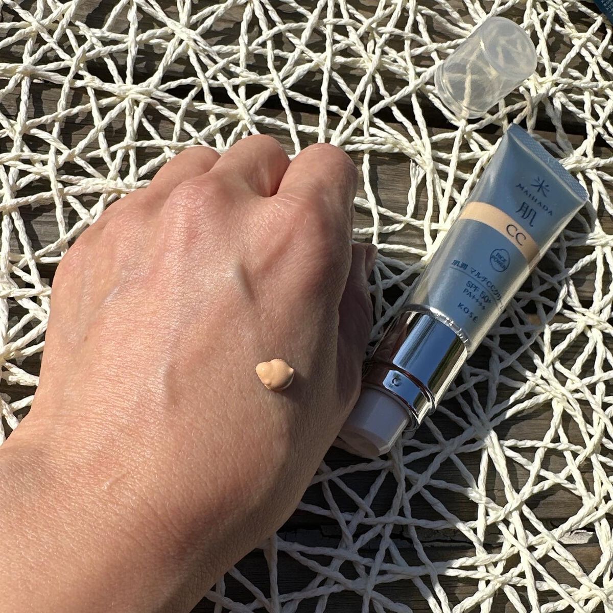 肌潤 マルチCCクリーム/米肌/CCクリームを使ったクチコミ(3枚目)