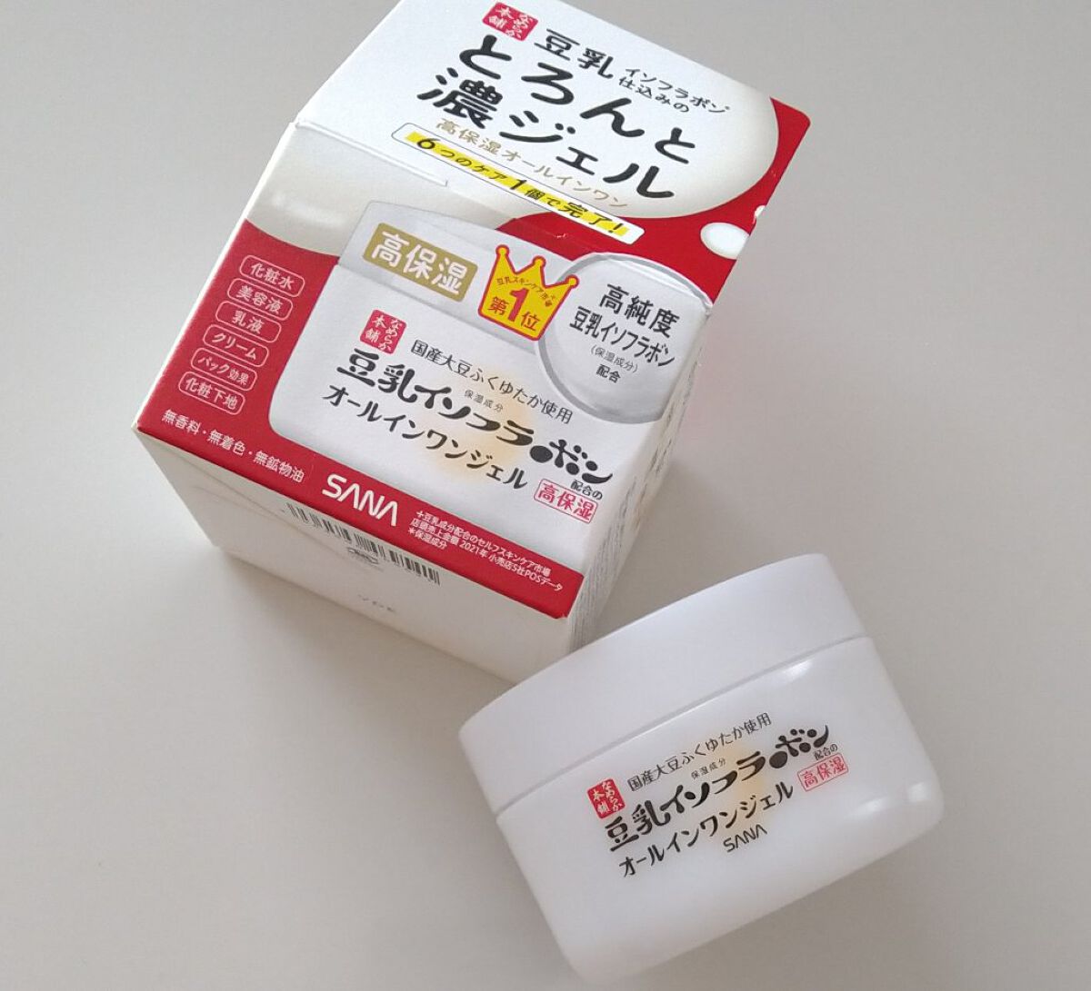 とろんと濃ジェル エンリッチ NC  本体 100g/なめらか本舗/オールインワン化粧品を使ったクチコミ（1枚目）