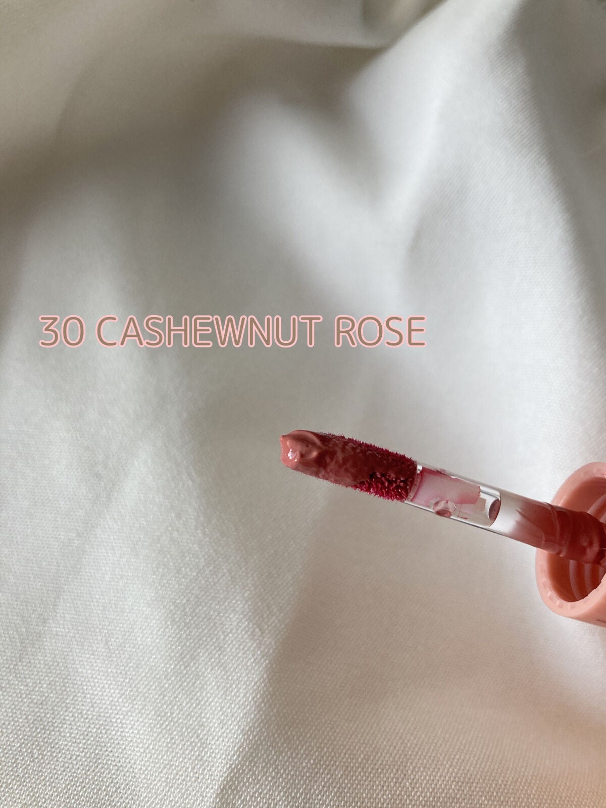 ジューシーラスティングティント ウィズミニセット/rom&nd/リップティントを使ったクチコミ(4枚目)