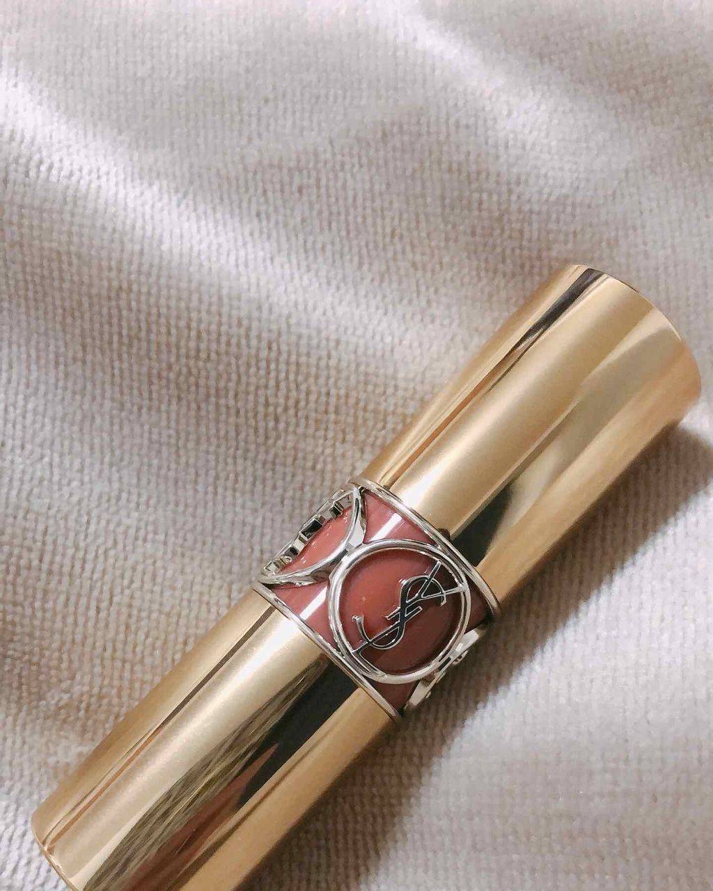 ルージュ ヴォリュプテ シャイン/YVES SAINT LAURENT BEAUTE/口紅を使ったクチコミ（1枚目）