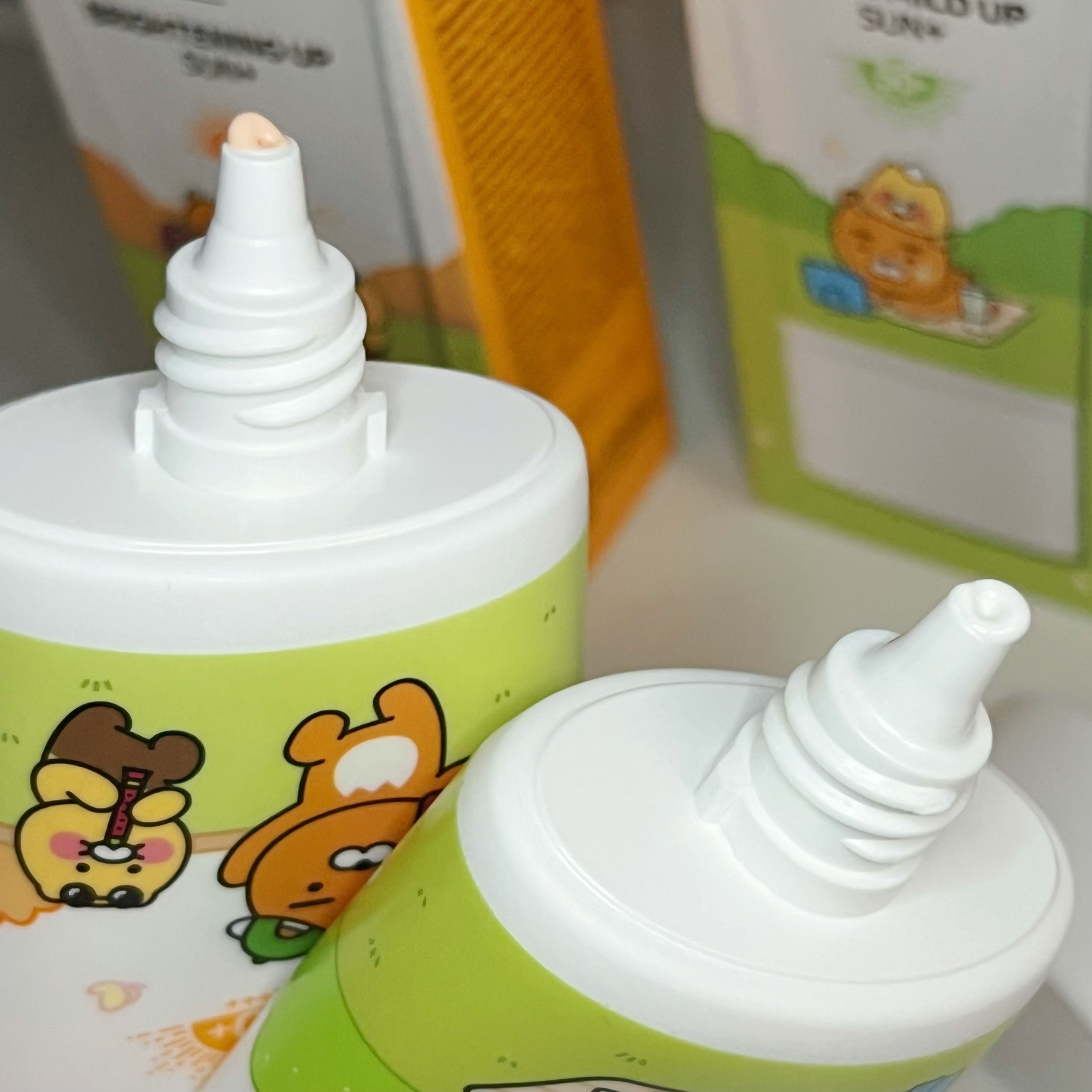 グリーンマイルドアップサンプラス/Dr.G/日焼け止めクリームを使ったクチコミ（2枚目）