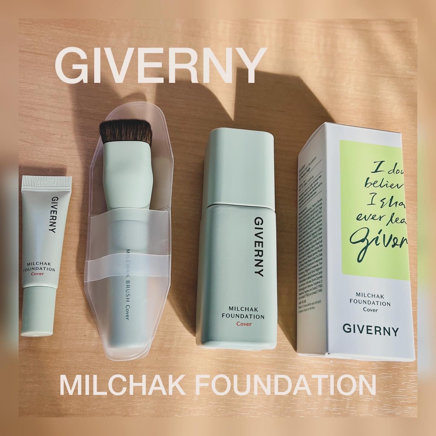 ジヴェルニー 密着カバーファンデーション 23 ミディアムベージュ/GIVERNY/リキッドファンデーションを使ったクチコミ（1枚目）