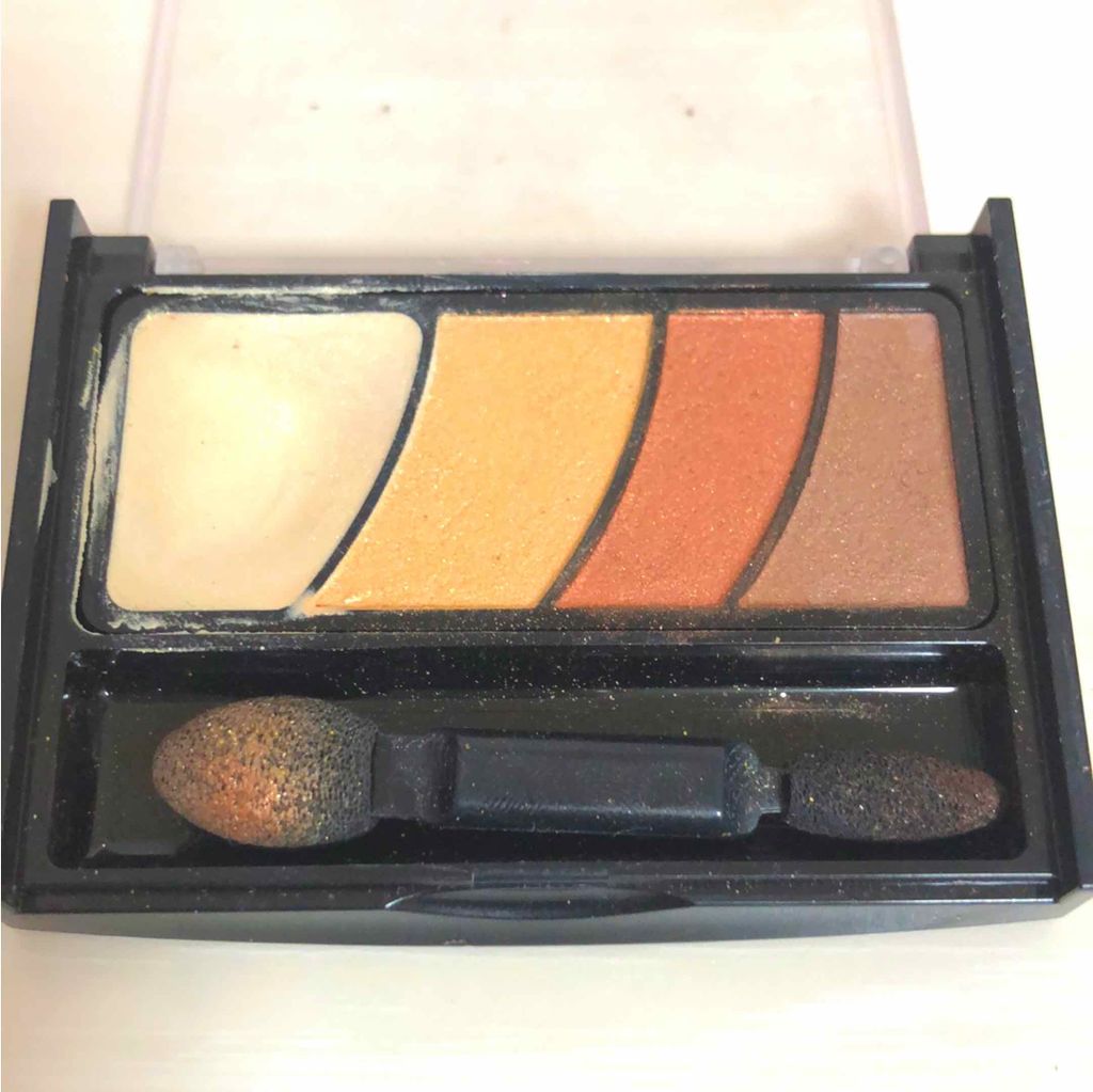 グラデーション アイ カラー（チップ付）/ちふれ/アイシャドウパレットを使ったクチコミ（2枚目）