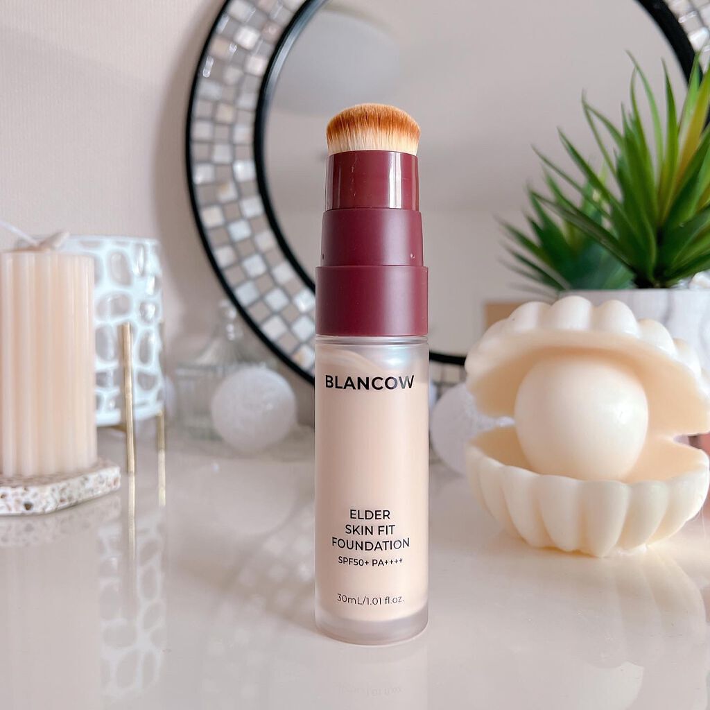 エルダースキンフィットファンデーション/BLANCOW/リキッドファンデーションを使ったクチコミ(5枚目)