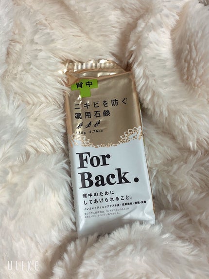 ニキビを防ぐ薬用石鹸 ForBack/ペリカン石鹸/ボディ石鹸を使ったクチコミ(2枚目)
