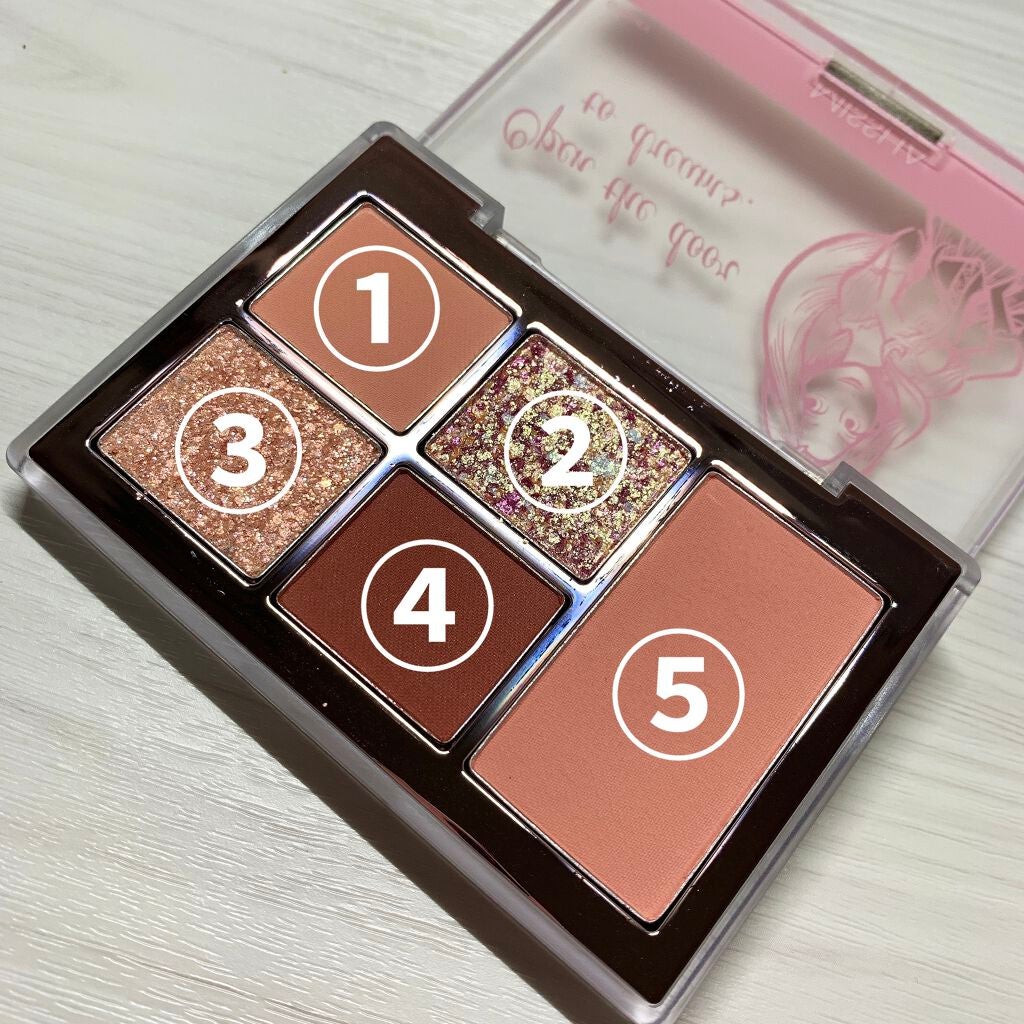 MISSHA イージー フィルター シャドウパレット/MISSHA/アイシャドウパレットを使ったクチコミ(2枚目)