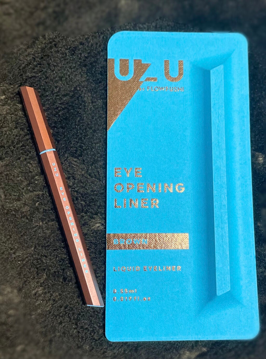 EYE OPENING LINER/UZU BY FLOWFUSHI/リキッドアイライナーを使ったクチコミ(1枚目)