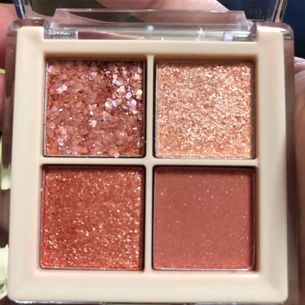 TWINKLE POP Pearl Flex Glitter Eye Palette/CLIO/アイシャドウパレットを使ったクチコミ(4枚目)