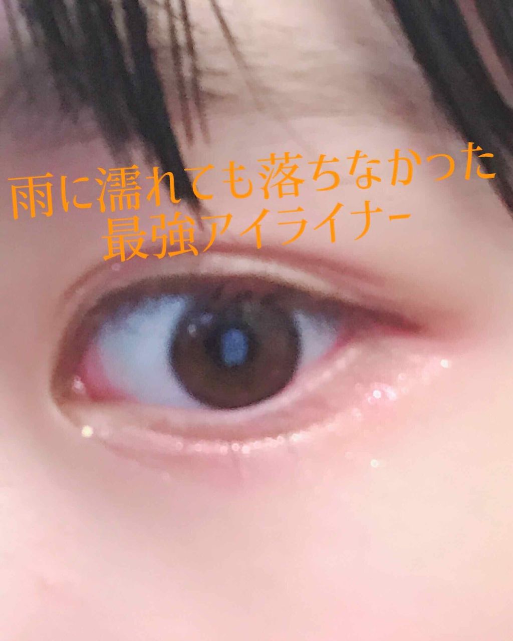 ラスティングリキッドアイライナー ディープブラウン/Petit Chou/リキッドアイライナーを使ったクチコミ（1枚目）