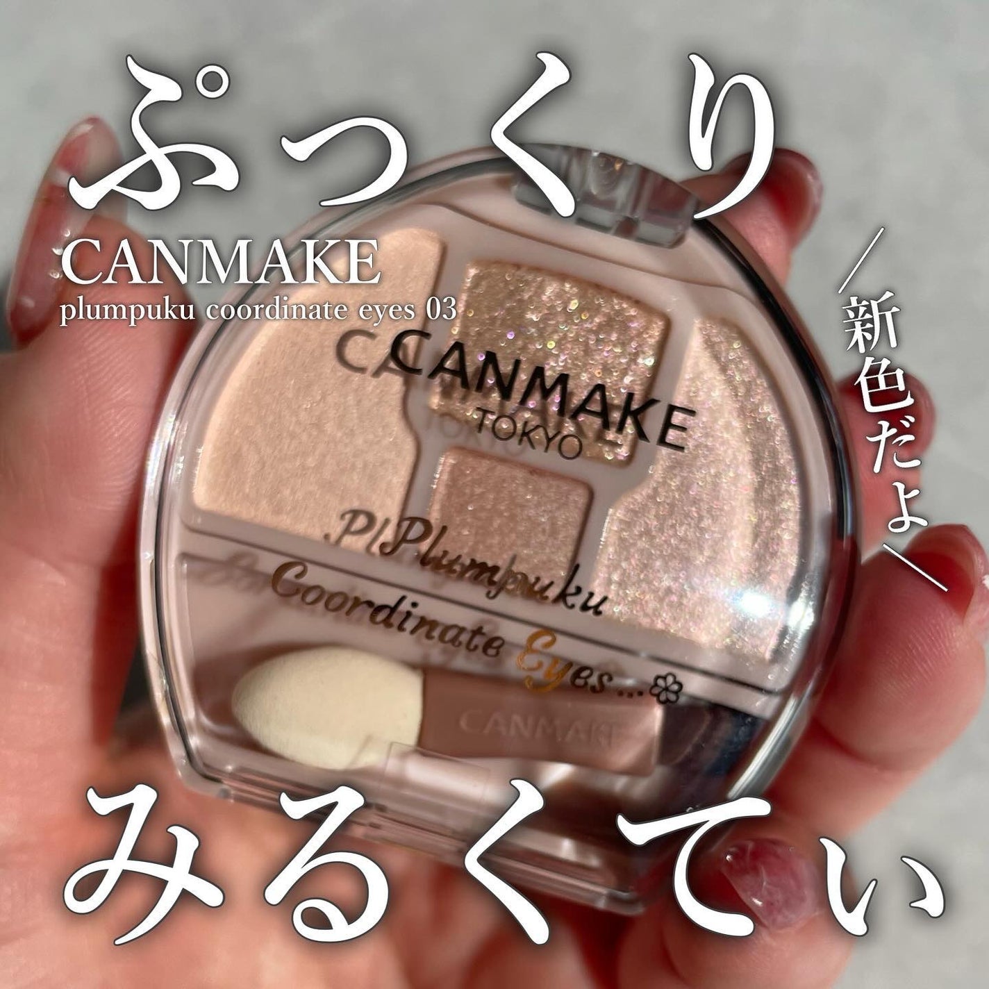 プランぷくコーデアイズ/キャンメイク/パウダーアイシャドウを使ったクチコミ(1枚目)