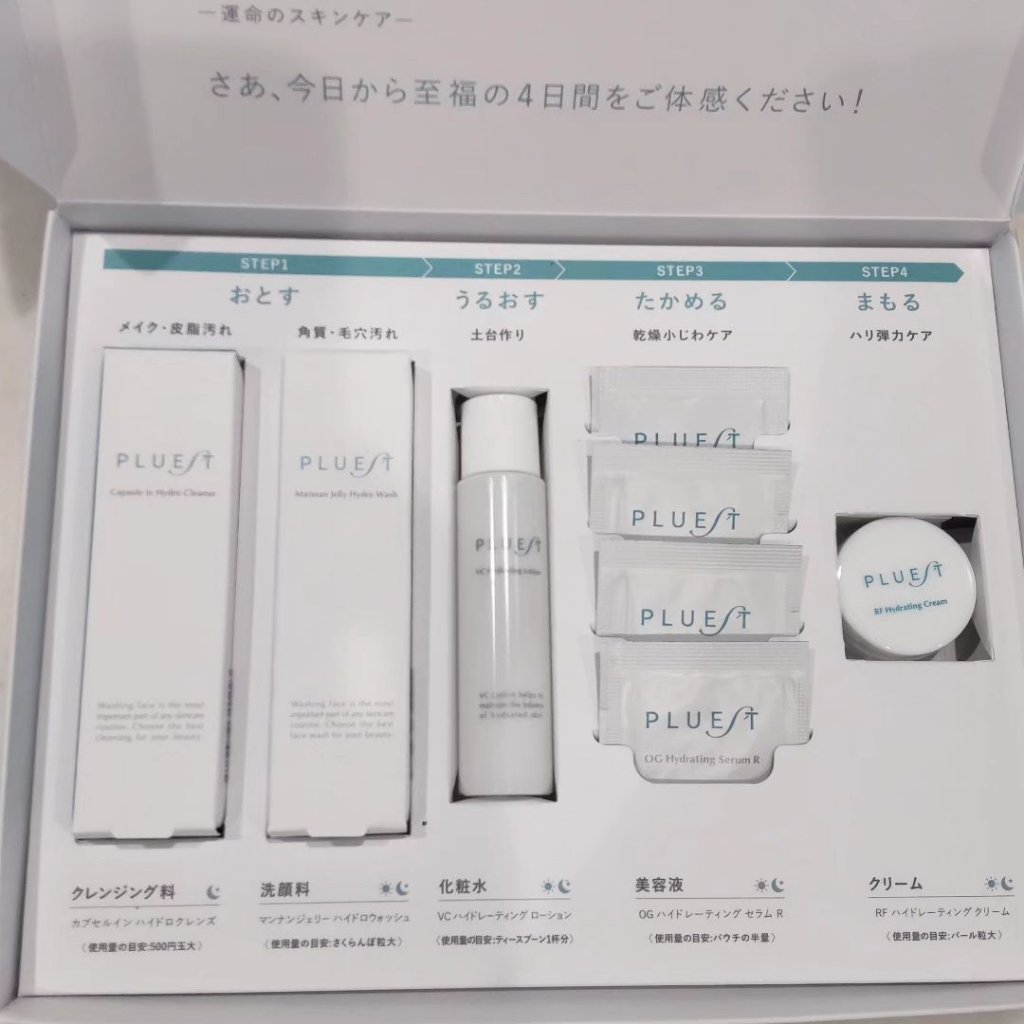 集中トライアル 5点セット/PLUEST/スキンケアキットを使ったクチコミ（2枚目）