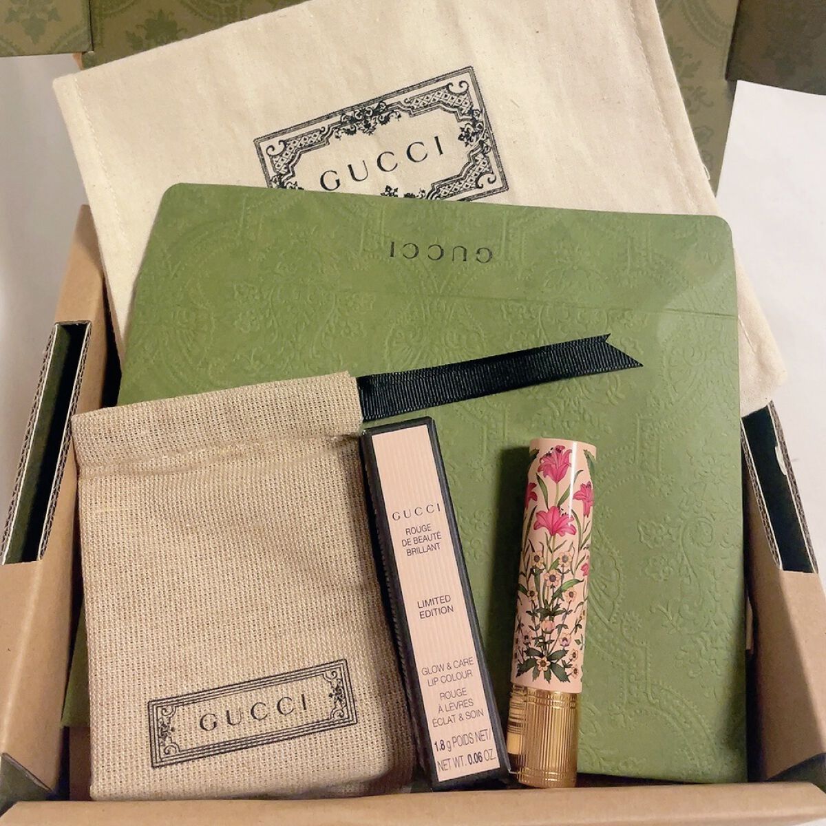 グッチ ルージュ ドゥ ボーテ ブリアン/GUCCI beauty/口紅を使ったクチコミ（2枚目）