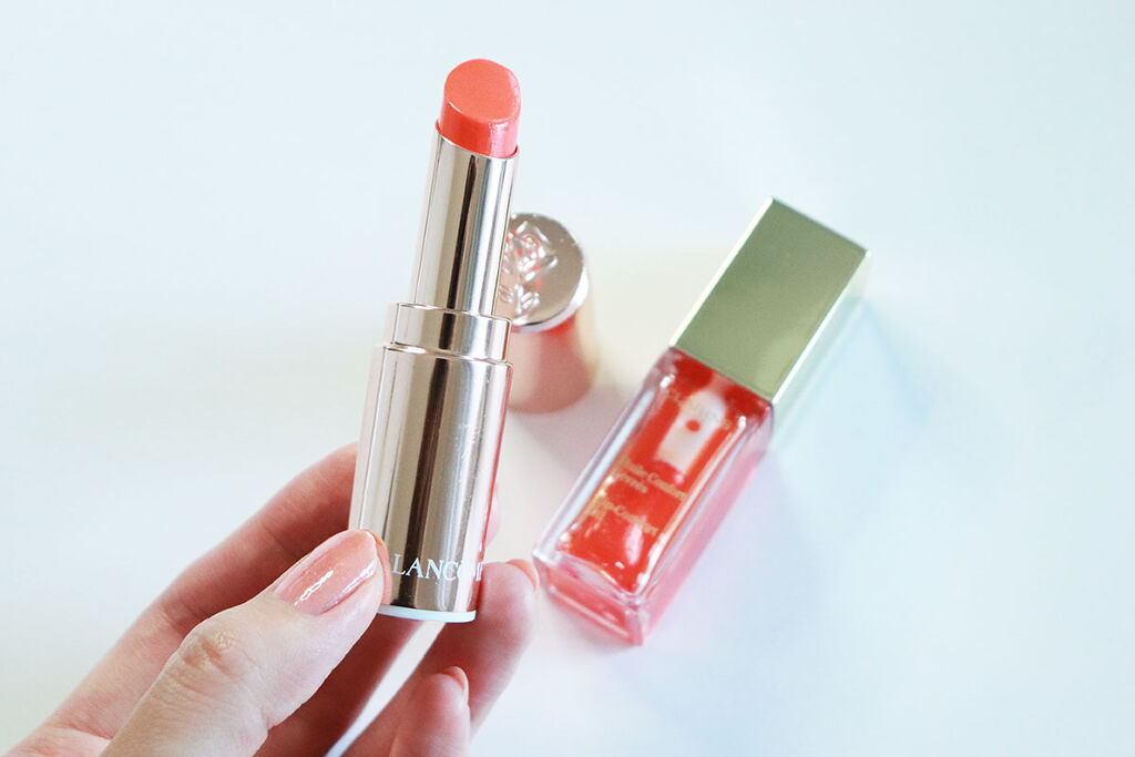 ラプソリュ マドモワゼルシャイン 323 シャインユアウェイ/LANCOME/口紅を使ったクチコミ（2枚目）