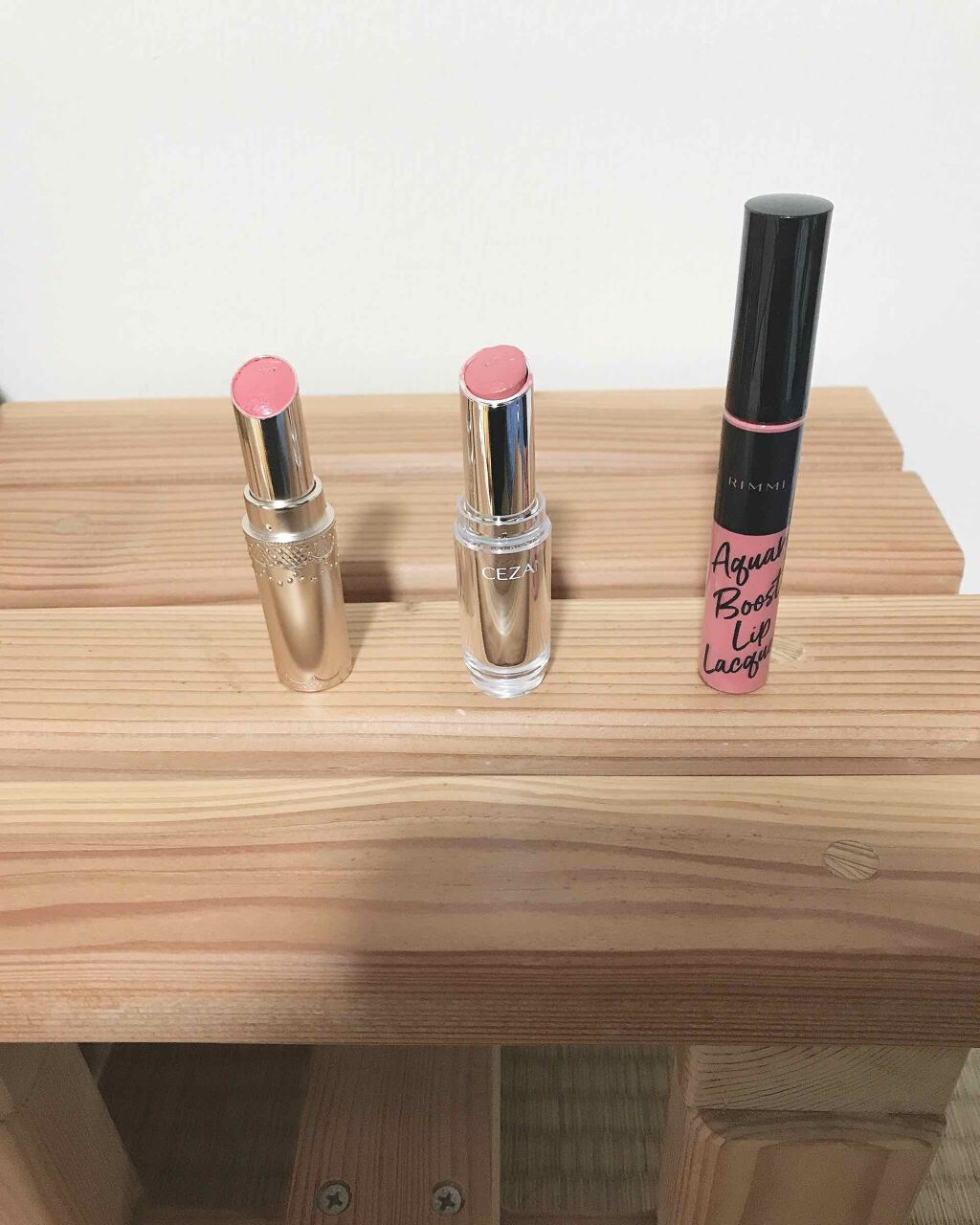 ラスティンググロスリップ/CEZANNE/口紅を使ったクチコミ(1枚目)