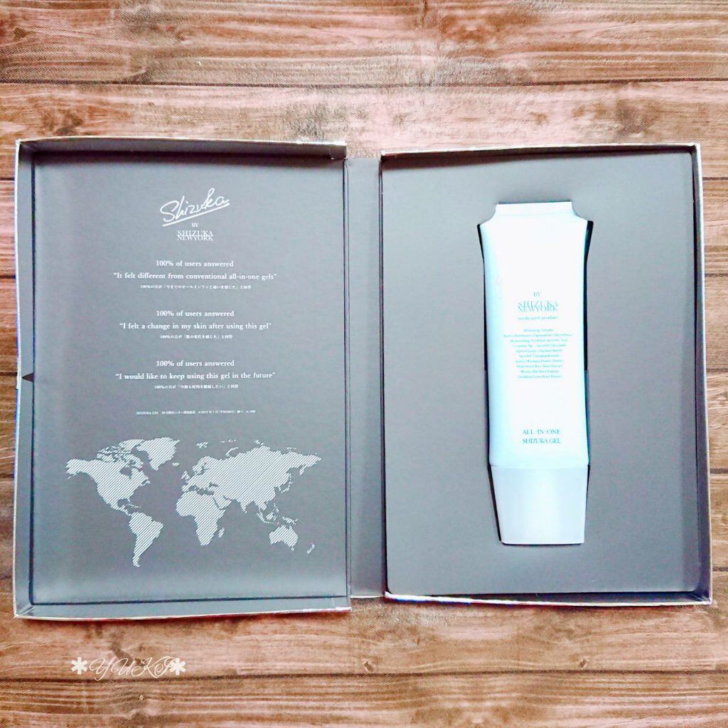 Shizuka BY SHIZUKA NEWYORK オールインワン シズカゲルのクチコミ「\ #Shizuka .♡*./﻿﻿





theme(⋆ꆤ⌄ꆤ⋆)
世界レベルの美白ケア.....」（3枚目）