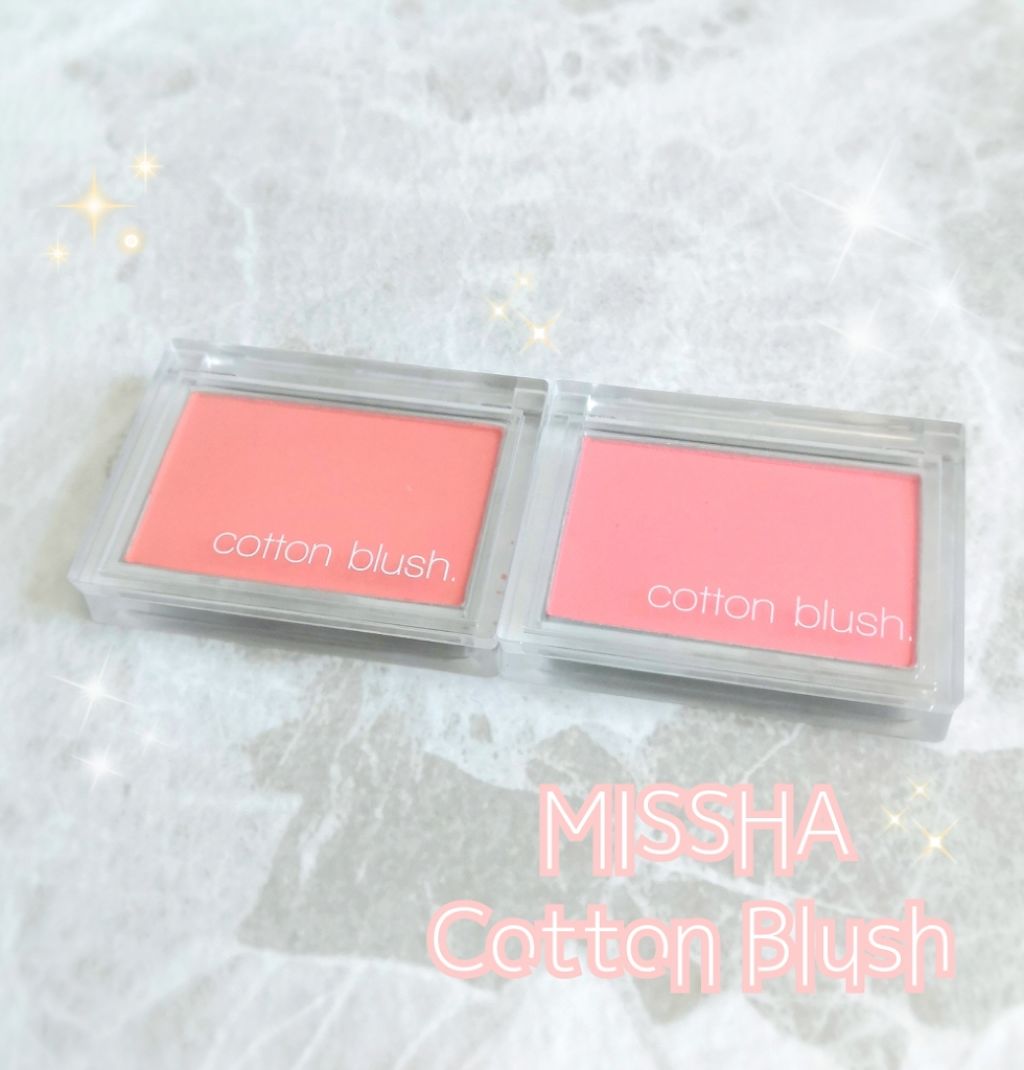 コットン ブラッシャー/MISSHA/パウダーチークを使ったクチコミ（1枚目）