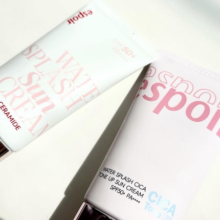 ウォータースプラッシュシカトーンアップクリーム/espoir/化粧下地を使ったクチコミ(5枚目)