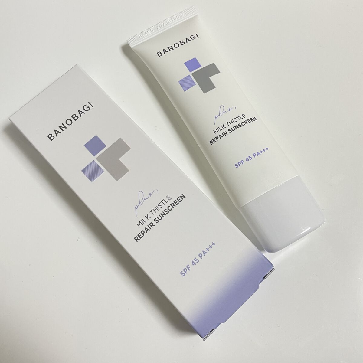 ミルクシスルリペアシカサンスクリーンプラス/BANOBAGI/日焼け止めミルクを使ったクチコミ（1枚目）