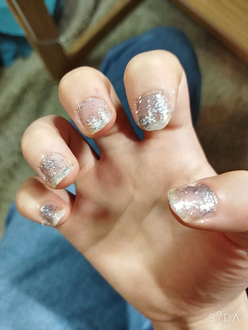 Flamboyant(フランボヤン) ピールオフネイル/DAISO/マニキュアを使ったクチコミ（2枚目）