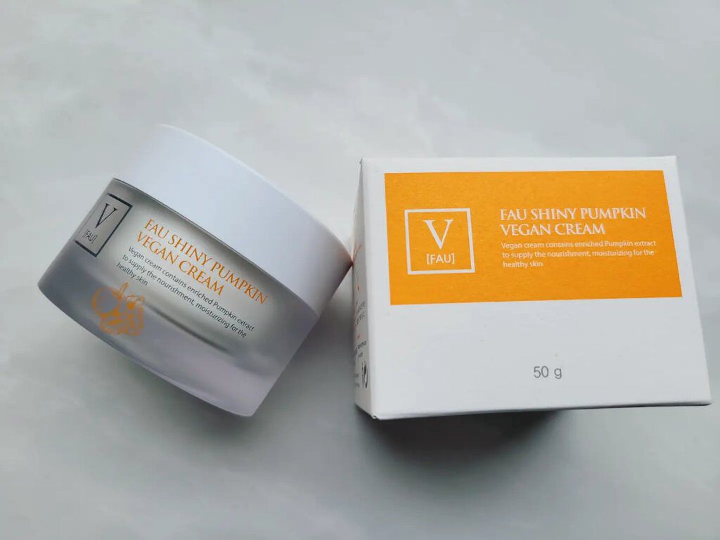 シャイニーパンプキンヴィーガン クリーム 50g/FAU/フェイスクリームを使ったクチコミ（1枚目）