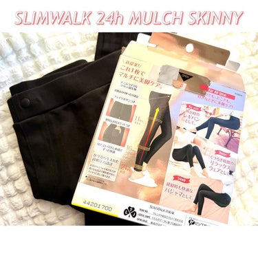 スリムウォーク 24h マルチスキニー デニム風ブラック/SLIMWALK/レッグ・フットケアを使ったクチコミ（6枚目）