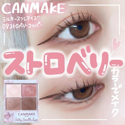 シルキースフレアイズ/キャンメイク/アイシャドウパレットを使ったクチコミ(1枚目)