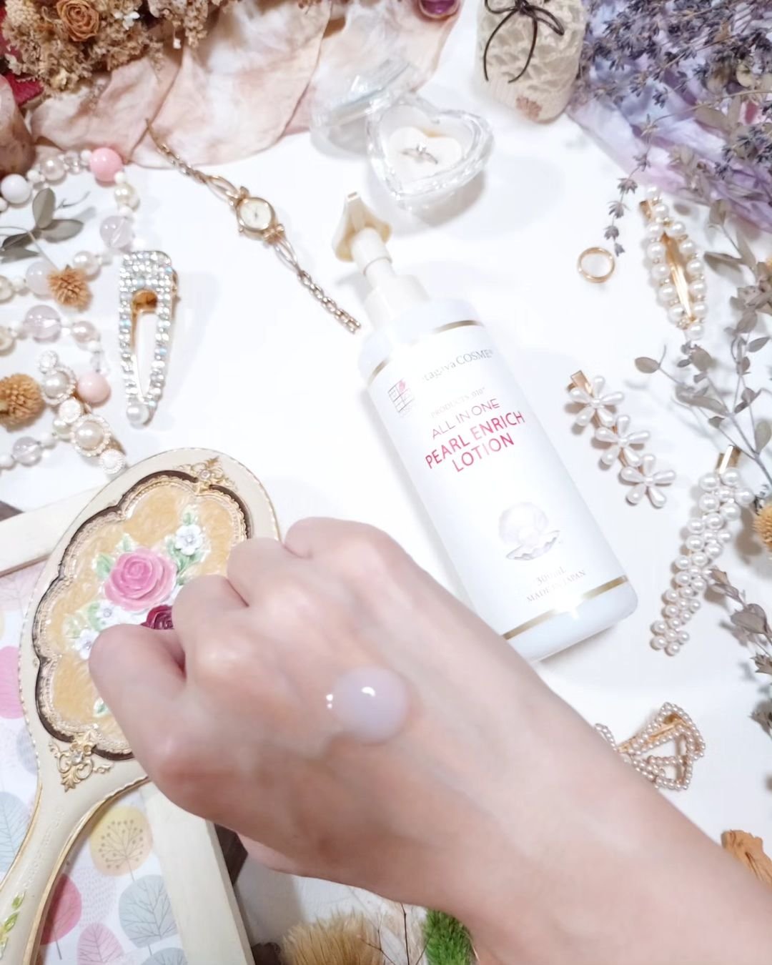 パールエンリッチローション/世田谷コスメ/ボディローションを使ったクチコミ（3枚目）
