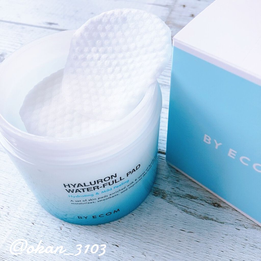 ヒアルロンウォーターフルパッド/BY ECOM/トナーパッドを使ったクチコミ（2枚目）