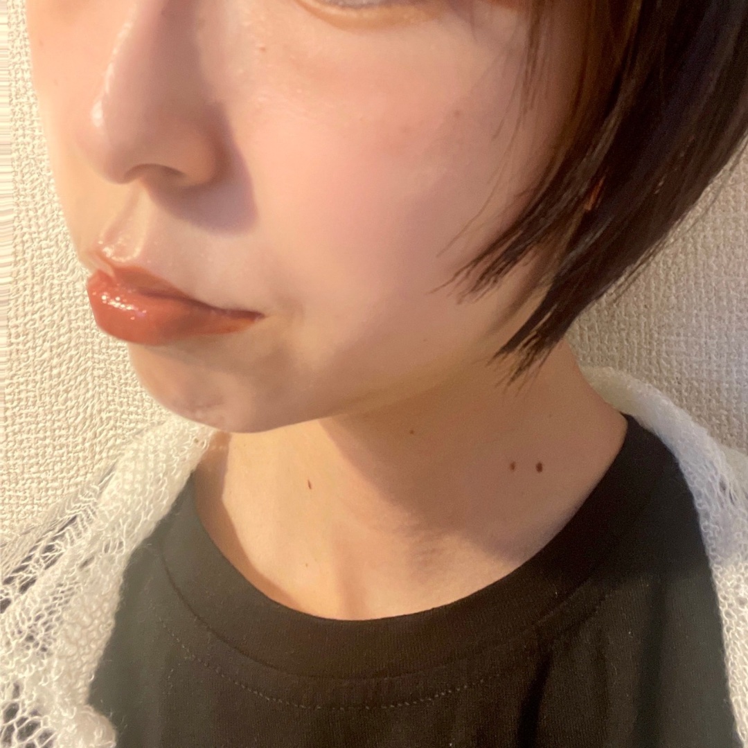 アップトゥーミー　ハグマイリップ　カラーロックプランパー 103 ブッシュドメロウ（限定色）/up2me/リッププランパーを使ったクチコミ（2枚目）