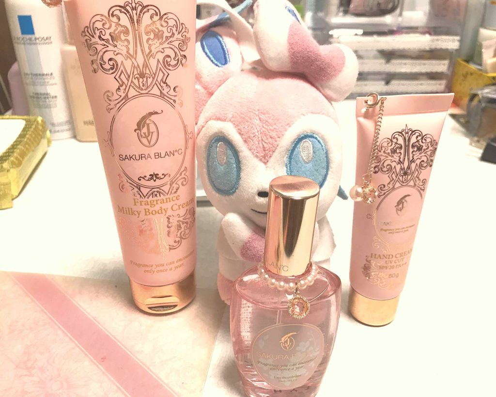 フレグランスUVカットハンドクリーム/SAKURA BLAN℃/ハンドクリームを使ったクチコミ(1枚目)