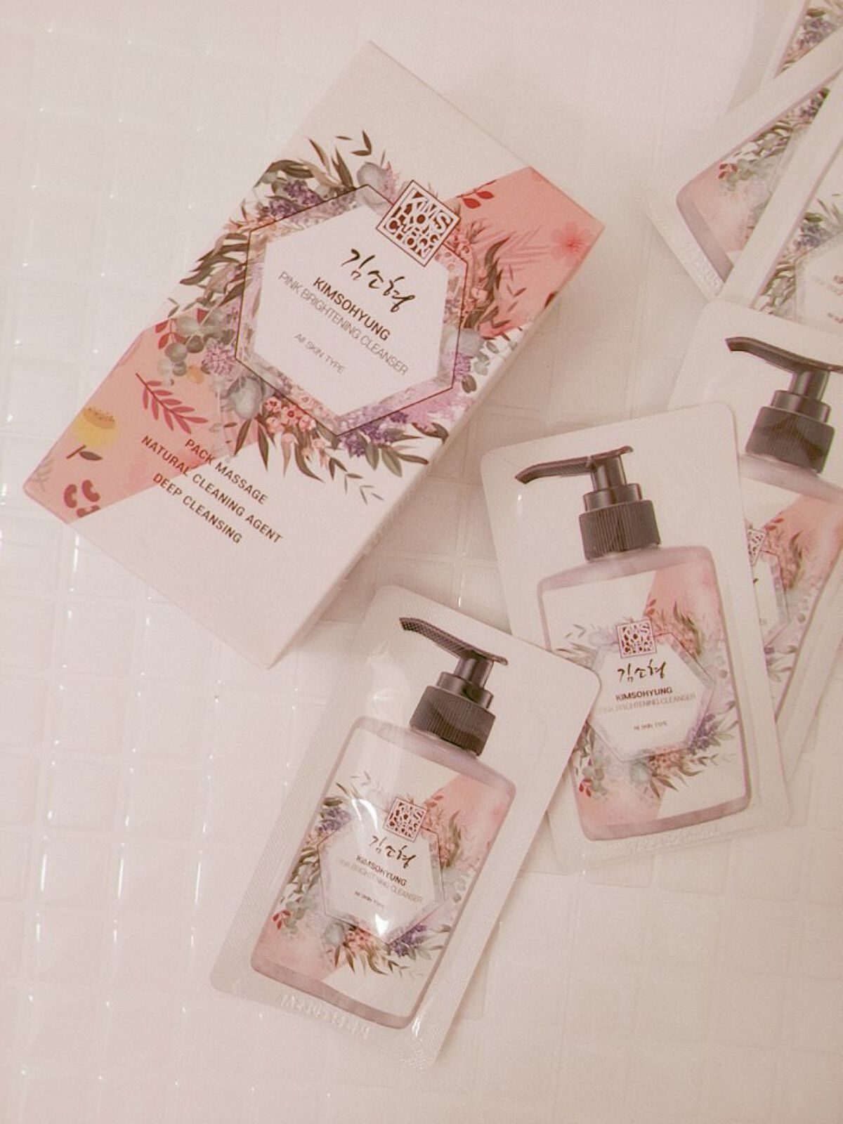 PINK BRIGHTENING CLEANSER/KIM SOHYUNG BEAUTY/オールインワン化粧品を使ったクチコミ（1枚目）