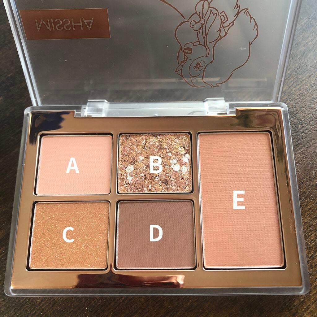 イージーフィルター シャドウパレット ディズニーシリーズ/MISSHA/アイシャドウパレットを使ったクチコミ(3枚目)