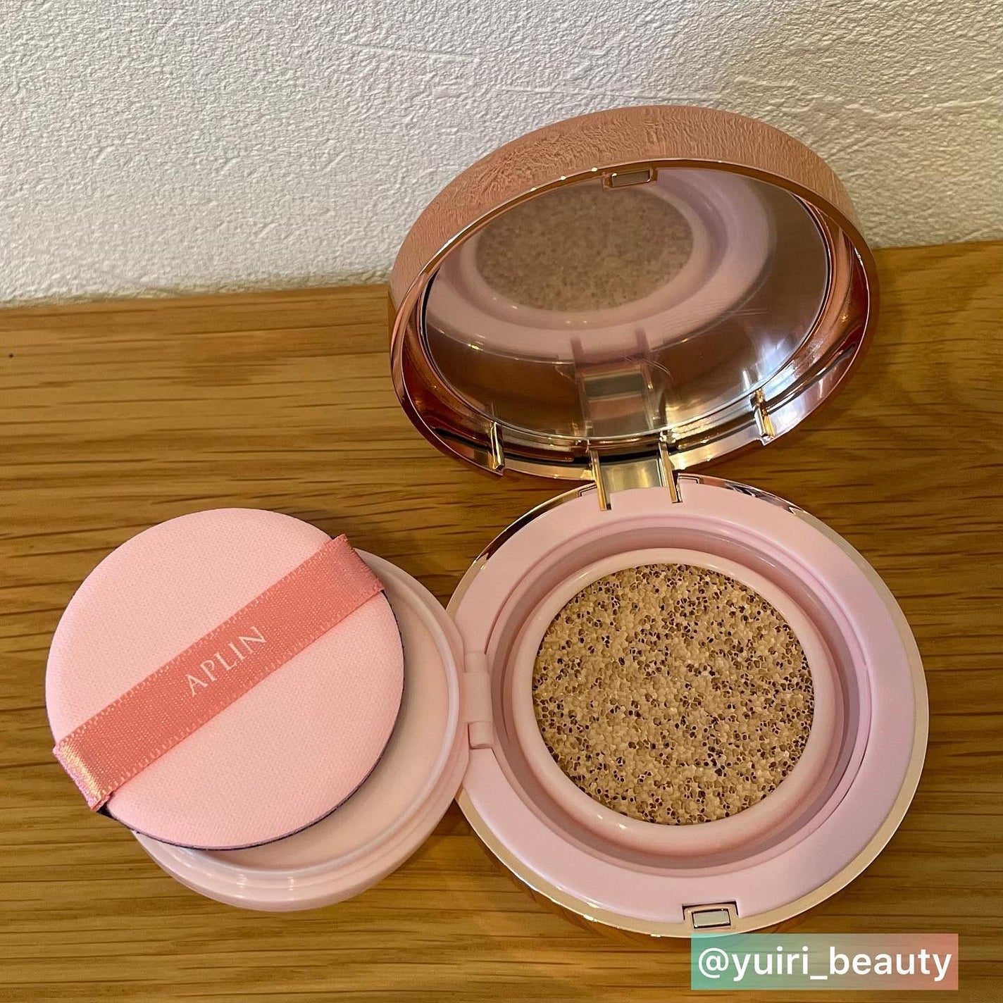 ピンクティーツリーカバープライマークッション/APLIN/クッションファンデーションを使ったクチコミ(2枚目)