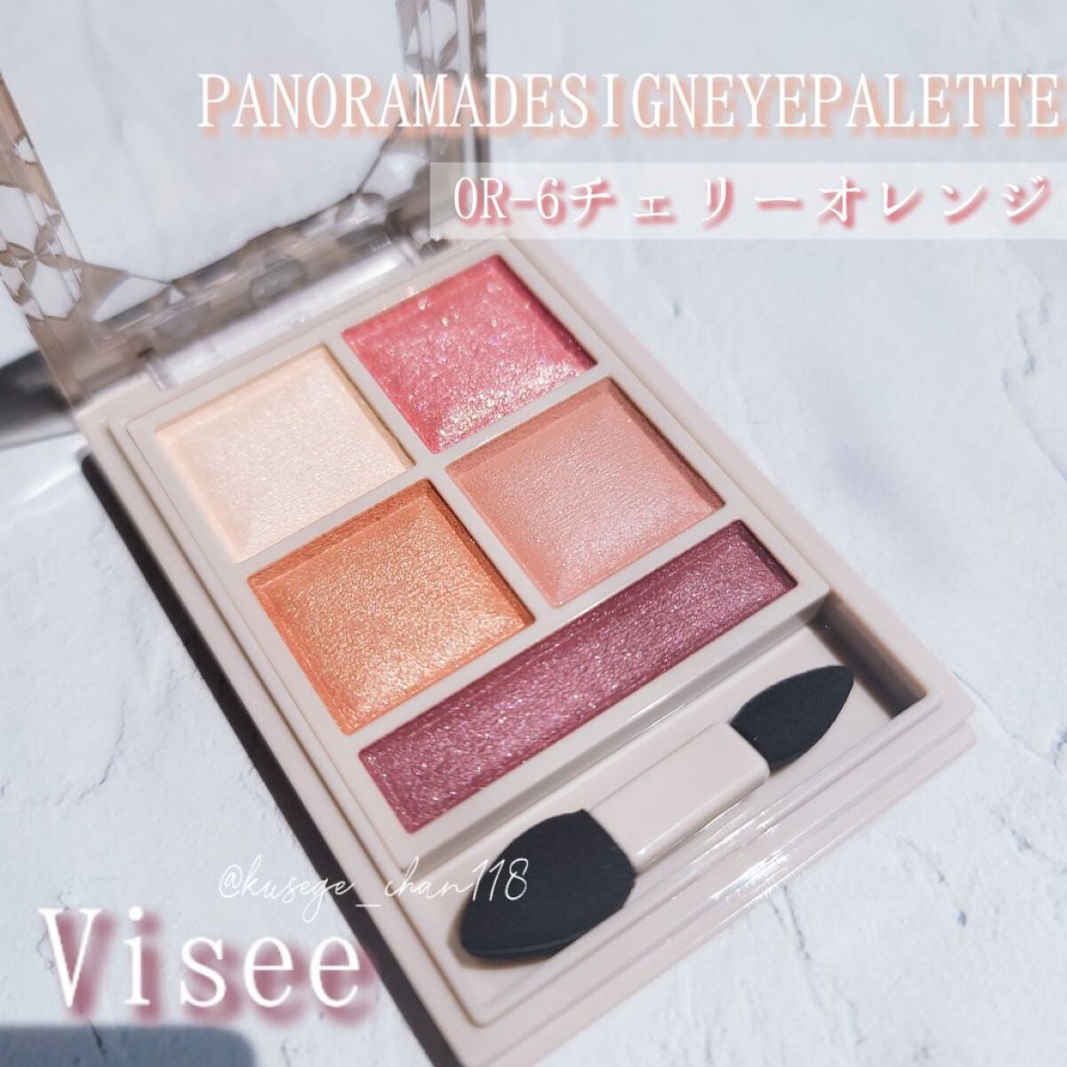 パノラマデザイン アイパレット/Visée/アイシャドウパレットを使ったクチコミ(1枚目)
