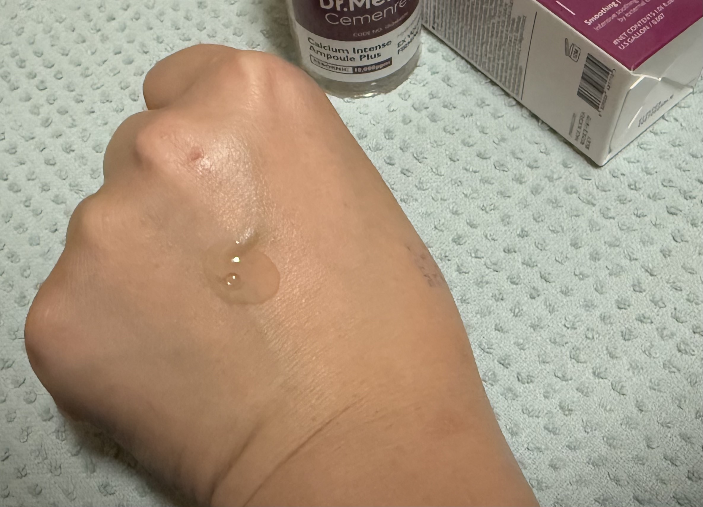 Cemenrete Calcium Intense Cream/Dr.Melaxin/フェイスクリームを使ったクチコミ（3枚目）