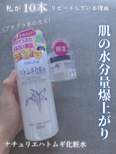 ハトムギ化粧水(ナチュリエ スキンコンディショナー R )/ナチュリエ/化粧水を使ったクチコミ（1枚目）