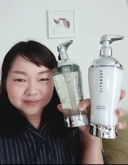 ナイトリペア シャンプー/ヘアトリートメント/THERATIS/シャンプー・コンディショナーを使ったクチコミ(6枚目)