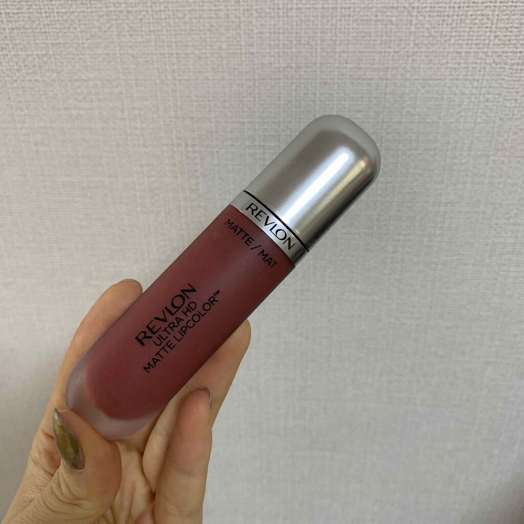 ウルトラ HD マット リップカラー 018 キスイズ/REVLON/口紅を使ったクチコミ（1枚目）