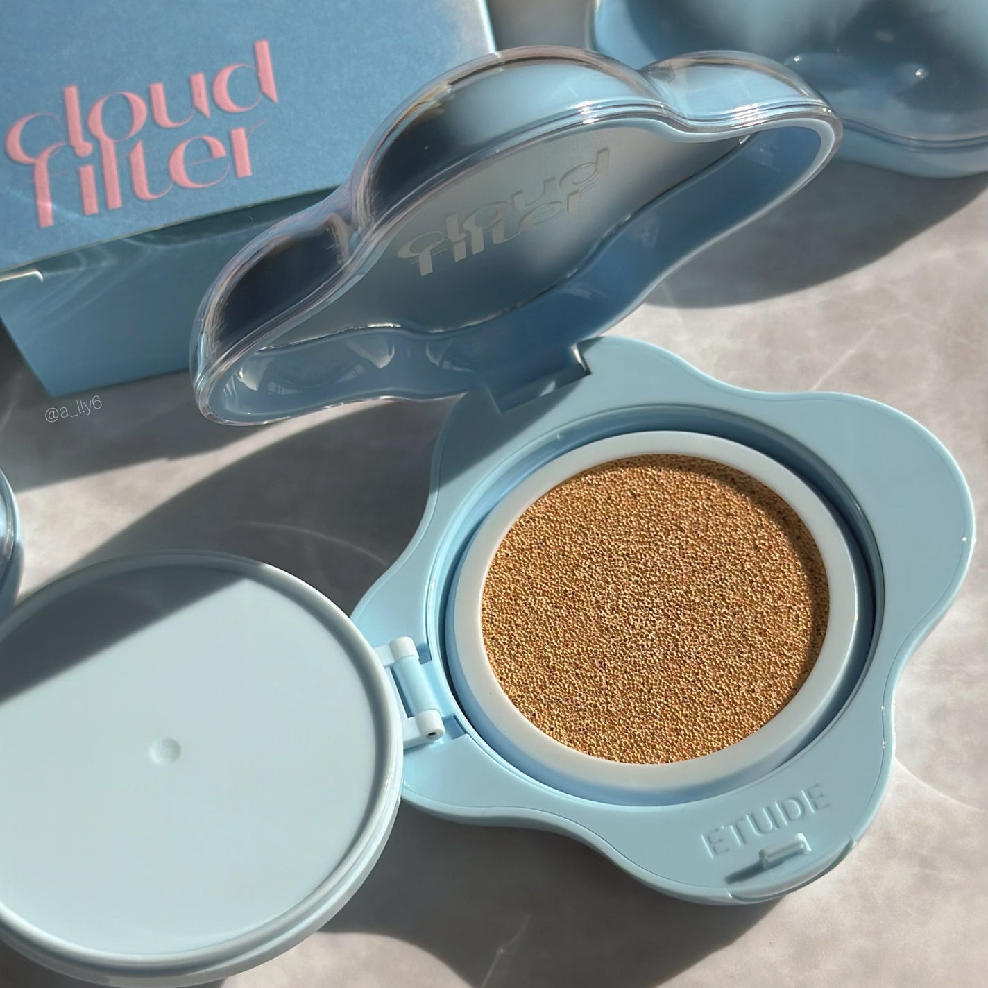 クラウドフィルタークッション/ETUDE/クッションファンデーションを使ったクチコミ(5枚目)