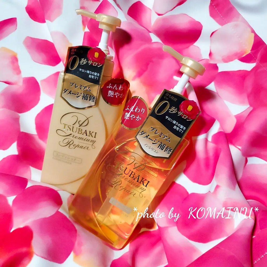 プレミアムリペア シャンプー／ヘアコンディショナー/TSUBAKI/市販シャンプーを使ったクチコミ（1枚目）