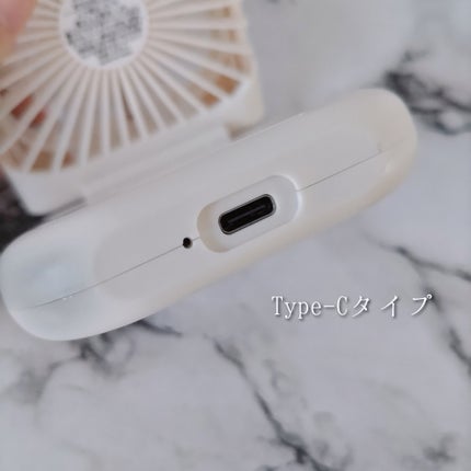 スマホスタンドにもなる 折りたたみ式ミニ扇風機 /DAISO/その他を使ったクチコミ(4枚目)